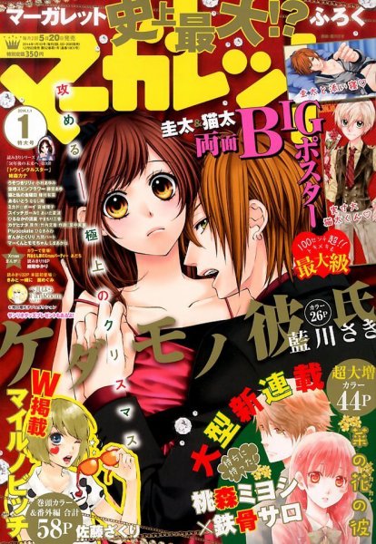 マーガレット 1/1号 (発売日2013年12月05日) 表紙