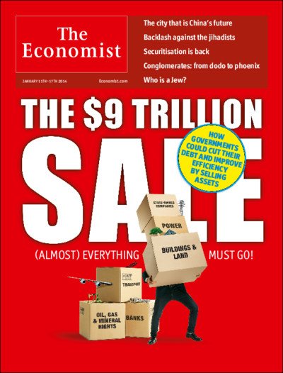 英国The Economist（エコノミスト） 2014年01月11日発売号 表紙