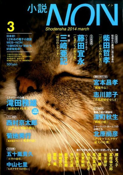 小説NON 3月号 (発売日2014年02月22日) 表紙