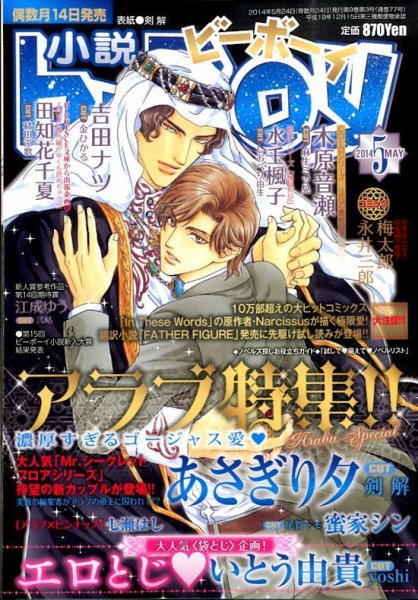 小説b-boy (ビーボーイ) 2014年5月号 (発売日2014年04月14日) 表紙