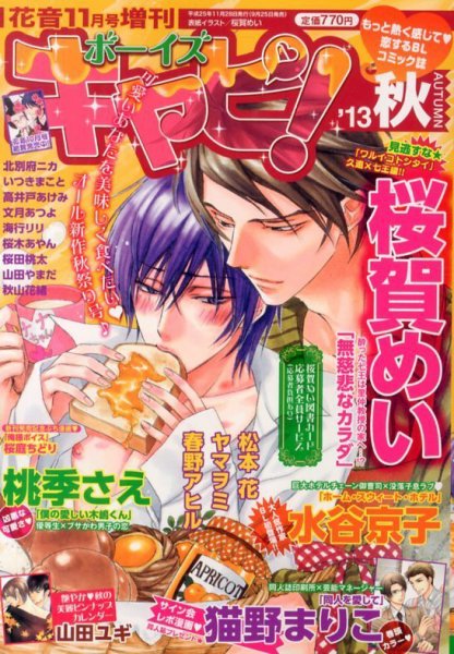 ボーイズキャピ！ 11月号 (発売日2013年09月25日) 表紙