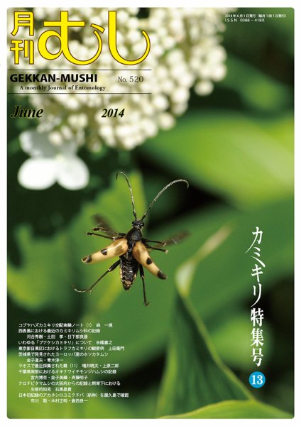 月刊むし 520 (発売日2014年05月22日) 表紙