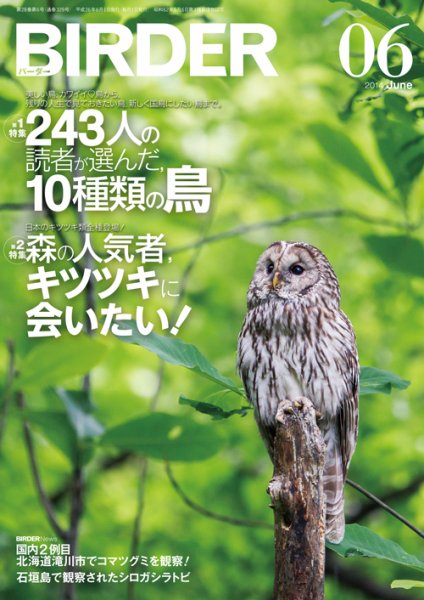 BIRDER（バーダー） 2014年6月号 (発売日2014年05月16日) 表紙