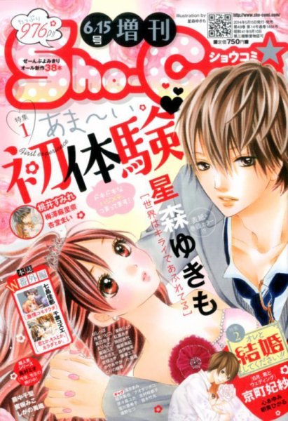 増刊 Sho - Comi (少女コミック)  2014年6/15号 (発売日2014年05月15日) 表紙