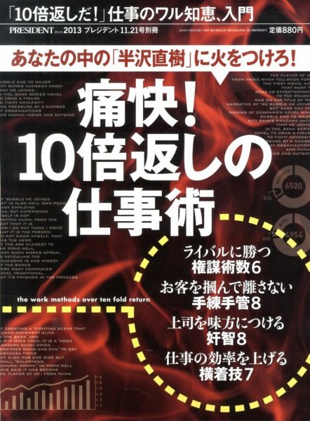 別冊 PRESIDENT (プレジデント) 痛快！「10倍返しの仕事術」 (発売日2013年10月21日) 表紙