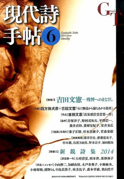 現代詩手帖 2014年6月号 (発売日2014年05月28日) 表紙