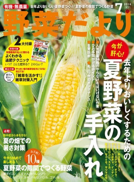 野菜だより 2014年7月号 (発売日2014年06月03日) 表紙