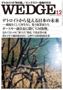 Wedge（ウェッジ） 12月号 (発売日2013年11月20日) 表紙
