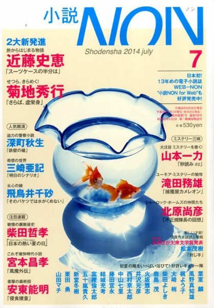 小説NON 2014年7月号 (発売日2014年06月21日) 表紙