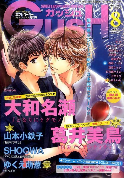 GUSH（ガッシュ） 2014年8月号 (発売日2014年07月07日) 表紙