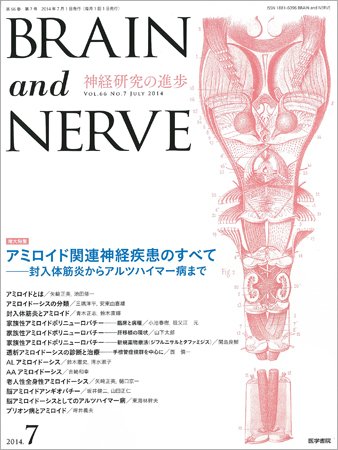 BRAIN and NERVE（ブレインアンドナーブ） Vol.66 No.7 (発売日2014年07月01日) 表紙