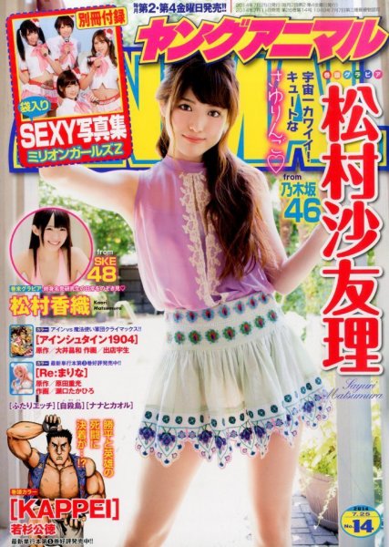 ヤングアニマル 2014年7/25号 (発売日2014年07月11日) 表紙