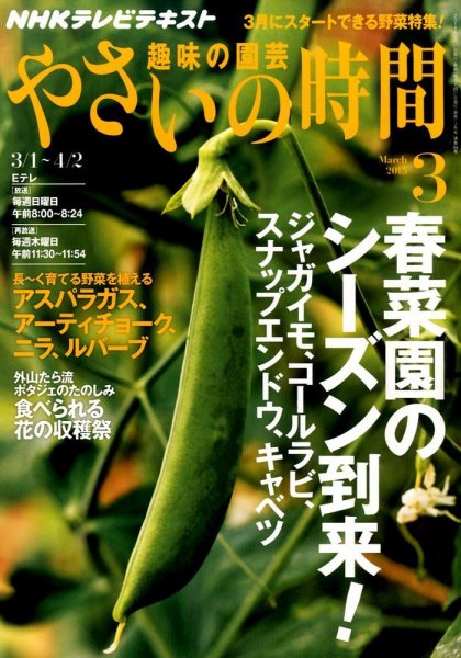 NHK 趣味の園芸 やさいの時間 2015年3月号 (発売日2015年02月21日) 表紙