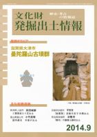 文化財発掘出土情報 9月号 表紙