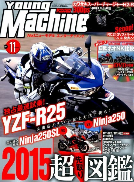 ヤングマシン電子版 2014年11月号 (発売日2014年09月24日) 表紙