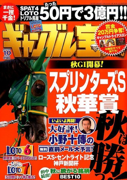 ギャンブル宝典 2014年10月号 (発売日2014年09月19日) 表紙