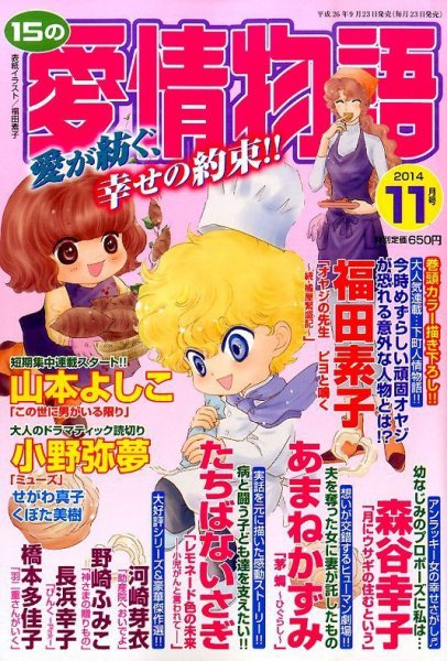 15の愛情物語 2014年11月号 (発売日2014年09月23日) 表紙