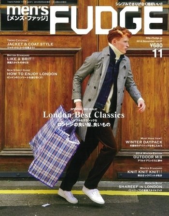 men’s FUDGE（メンズファッジ） 2014年11月号 (発売日2014年09月24日) 表紙