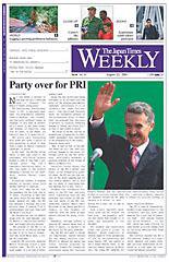 The Japan Times / The New York Times Weekend Edition 2006年08月12日発売号 表紙
