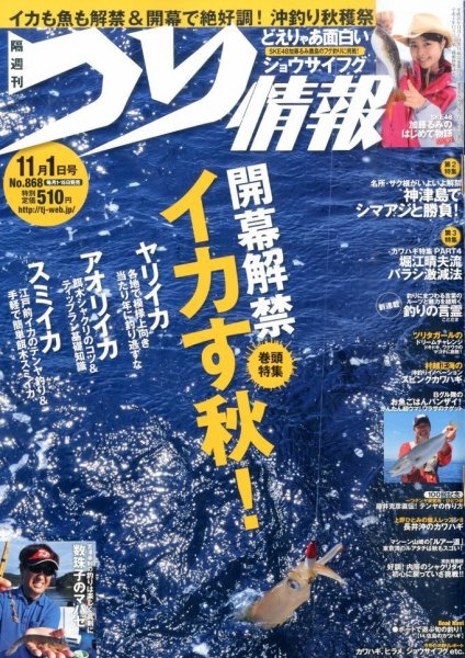 つり情報 2014年11/1号 (発売日2014年10月15日) 表紙