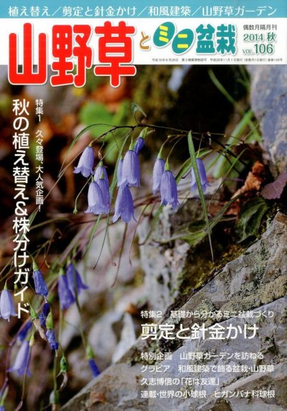 山野草とミニ盆栽 2014年11月号 (発売日2014年10月11日) 表紙