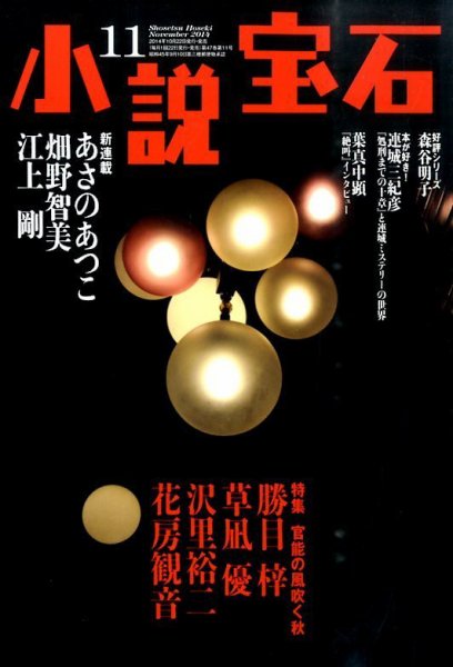 小説宝石 2014年11月号 (発売日2014年10月22日) 表紙