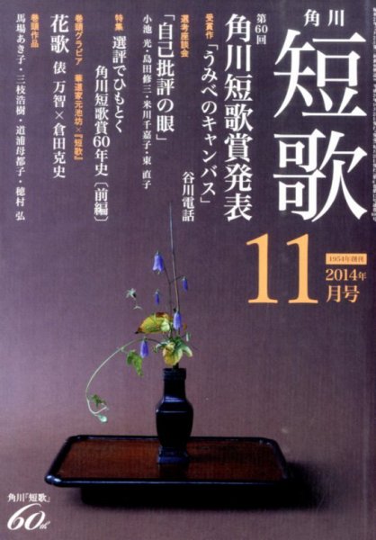 短歌 2014年11月号 (発売日2014年10月25日) 表紙