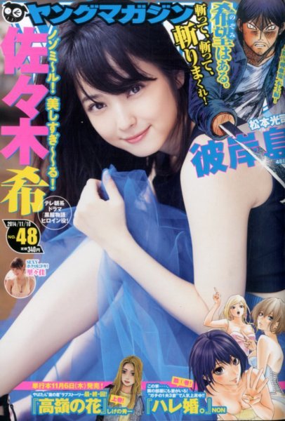 週刊ヤングマガジン 2014年11/10号 (発売日2014年10月27日) 表紙