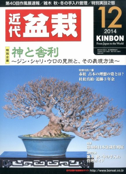 月刊 近代盆栽 2014年12月号 (発売日2014年11月04日) 表紙