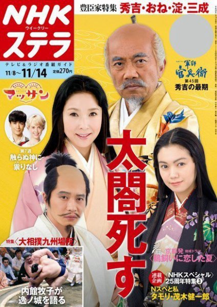 NHKステラ 関西版 2014年11/14号 (発売日2014年11月05日) 表紙