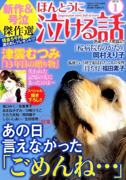 ほんとうに泣ける話 2015年1月号 (発売日2014年11月19日) 表紙