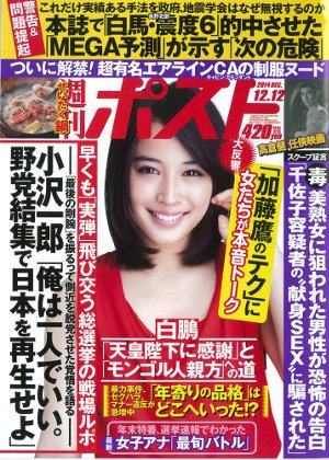 週刊ポスト 2014年12/12号 (発売日2014年12月01日) 表紙