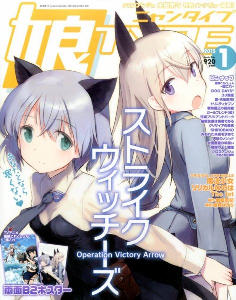 娘TYPE （にゃんタイプ） 2015年1月号 (発売日2014年11月29日) 表紙