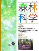森林科学 No.48 表紙