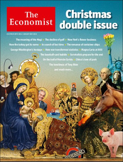 英国The Economist（エコノミスト） 2014年12月20日発売号 表紙