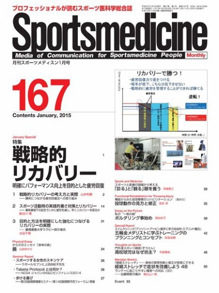 スポーツメディスン No.167 (発売日2014年12月25日) 表紙