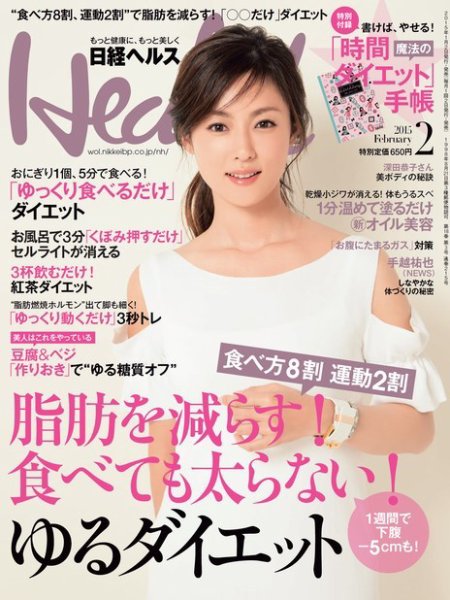 日経ヘルス 2015年2月号 (発売日2014年12月27日) 表紙