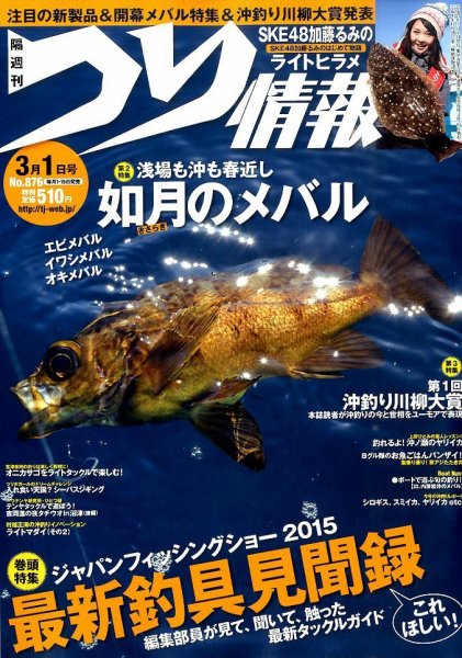 つり情報 2015年3/1号 (発売日2015年02月14日) 表紙