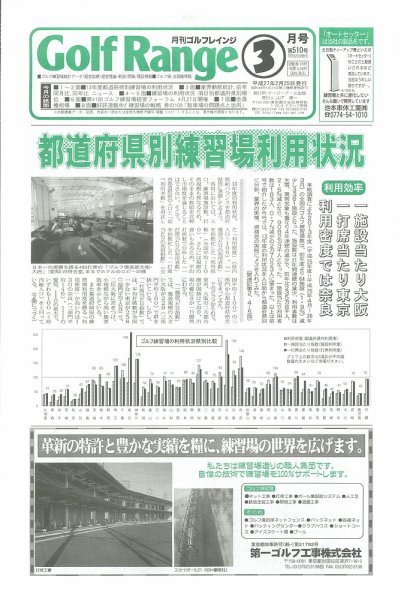 月刊ゴルフレインジ（Golf Range） 第510号 (発売日2015年02月25日) 表紙