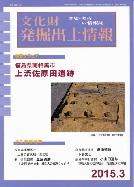 文化財発掘出土情報 3月号 (発売日2015年03月01日) 表紙