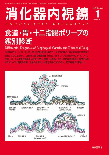 消化器内視鏡 15年1月号 (発売日2015年01月25日) 表紙