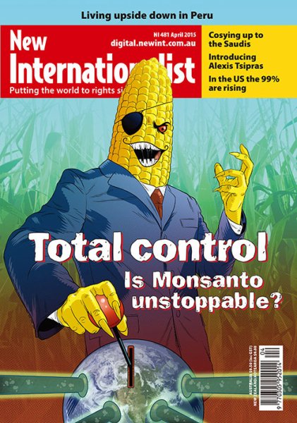 New Internationalist（ニューインターナショナリスト）英語版 No.481 (発売日2015年05月10日) 表紙