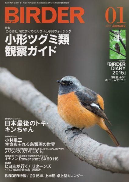 BIRDER（バーダー） 2015年1月号 (発売日2014年12月16日) 表紙