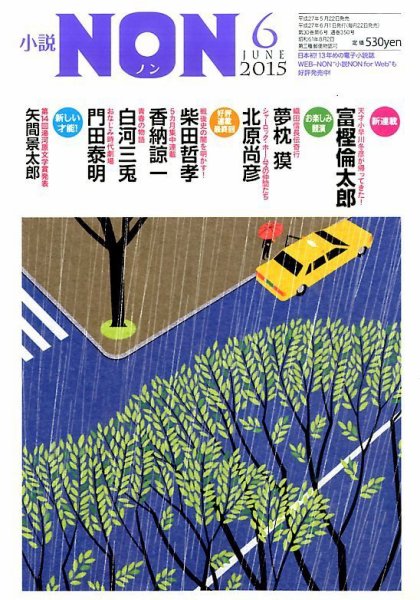 小説NON 2015年6月号 (発売日2015年05月22日) 表紙