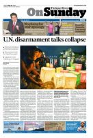 The Japan Times / The New York Times Weekend Edition Vol. 55 No.21 表紙