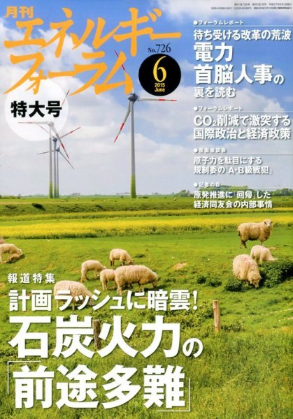 エネルギーフォーラム 2015年06月02日発売号 表紙