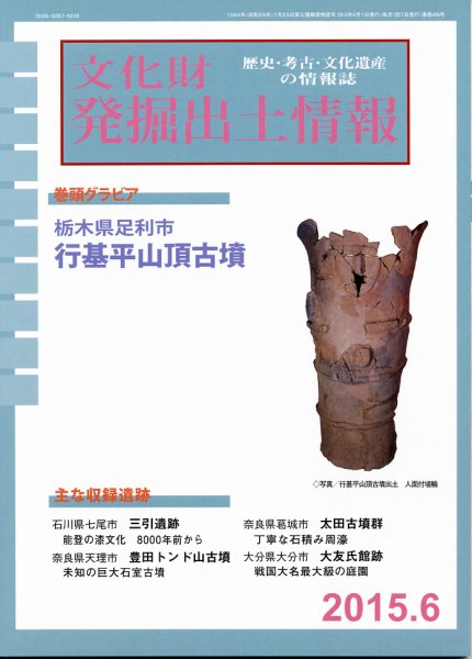 文化財発掘出土情報 6月号 (発売日2015年06月01日) 表紙