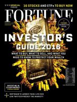 FORTUNE（フォーチュン） 2015年12/15特大号 表紙