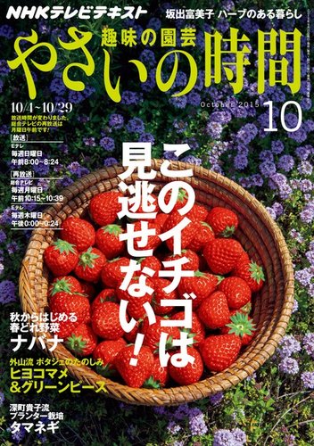 NHK 趣味の園芸 やさいの時間 2015年10月号 (発売日2015年09月19日