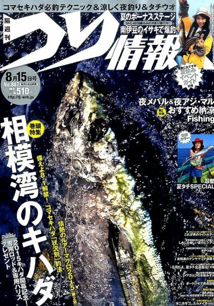つり情報 2015年8/15号 (発売日2015年08月01日) 表紙